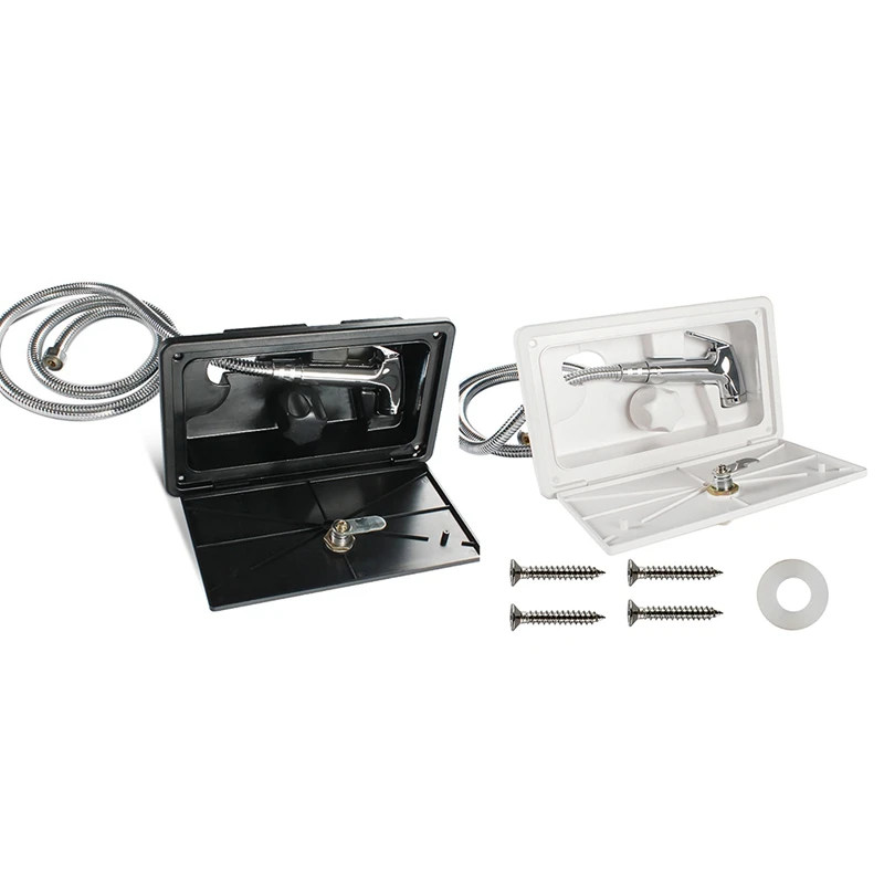 RV Shower Box Kit with Lock-Includes Shower Faucet Shower Hose Shower Wand for Boat Marine Camper Caravan
RV Shower Box Kit with Lock-Includes Shower Faucet Shower Hose Shower Wand for Boat Marine Camper Caravan