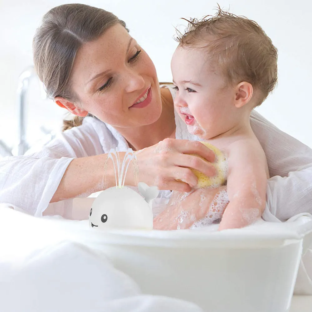 Whale Bath Toys With Colorful Led Lights Automatic Spray Water Induction Sprinkler Shower Toys for Kids Toddlers
Whale Bath Toys With Colorful Led Lights Automatic Spray Water Induction Sprinkler Shower Toys for Kids Toddlers