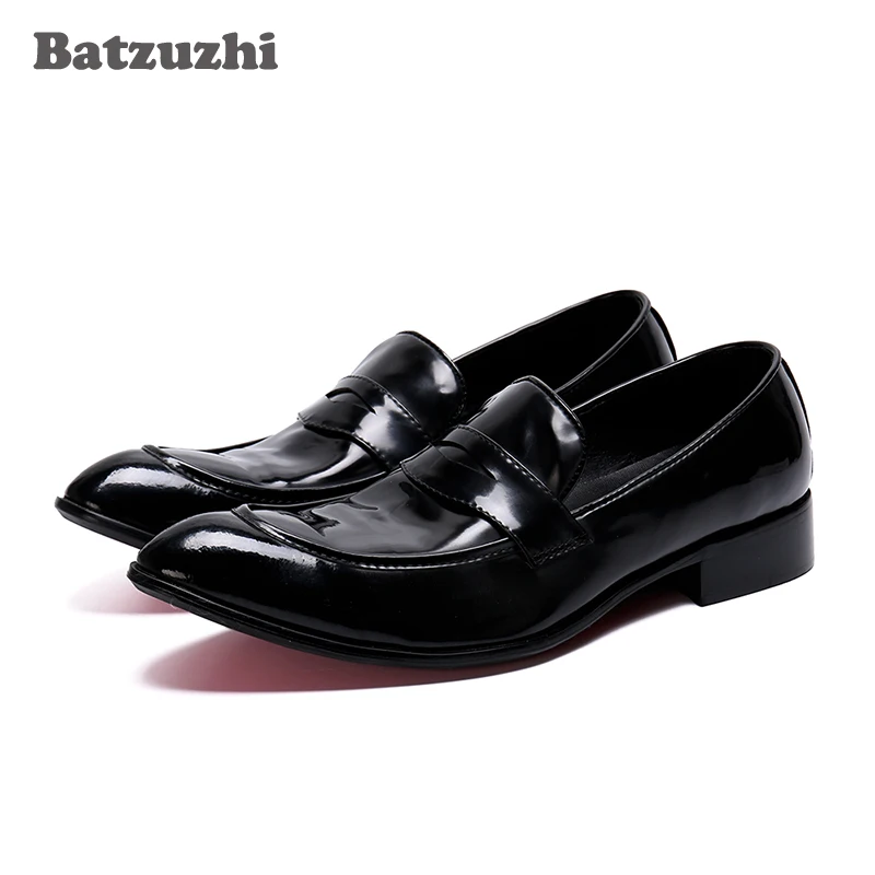 BatzuzhiBlack Leather Dress Men Shoes Pointed Toe Slip-on Business Leather Shoes Men Formal Zapatos Hombre, 46!
BatzuzhiBlack Leather Dress Men Shoes Pointed Toe Slip-on Business Leather Shoes Men Formal Zapatos Hombre, 46!