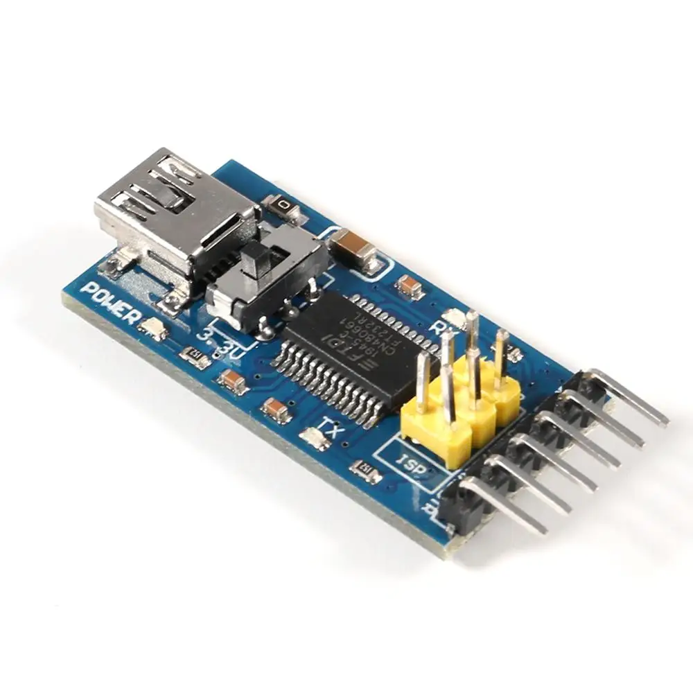 High Quality FT232RL FT232 FTDI USB 3.3V 5.5V to TTL Serial Adapter Module Mini Port
High Quality FT232RL FT232 FTDI USB 3.3V 5.5V to TTL Serial Adapter Module Mini Port