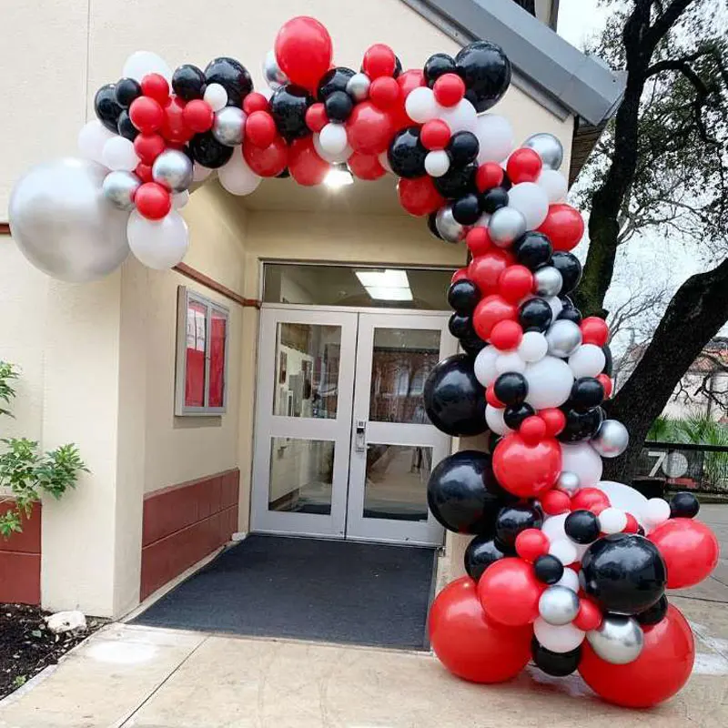 158pcs DIY Red Black Balloon Garland Arch Kit Sliver White Balloon for Birthday Baby Shower Weddings Party Decoration
158pcs DIY Red Black Balloon Garland Arch Kit Sliver White Balloon for Birthday Baby Shower Weddings Party Decoration