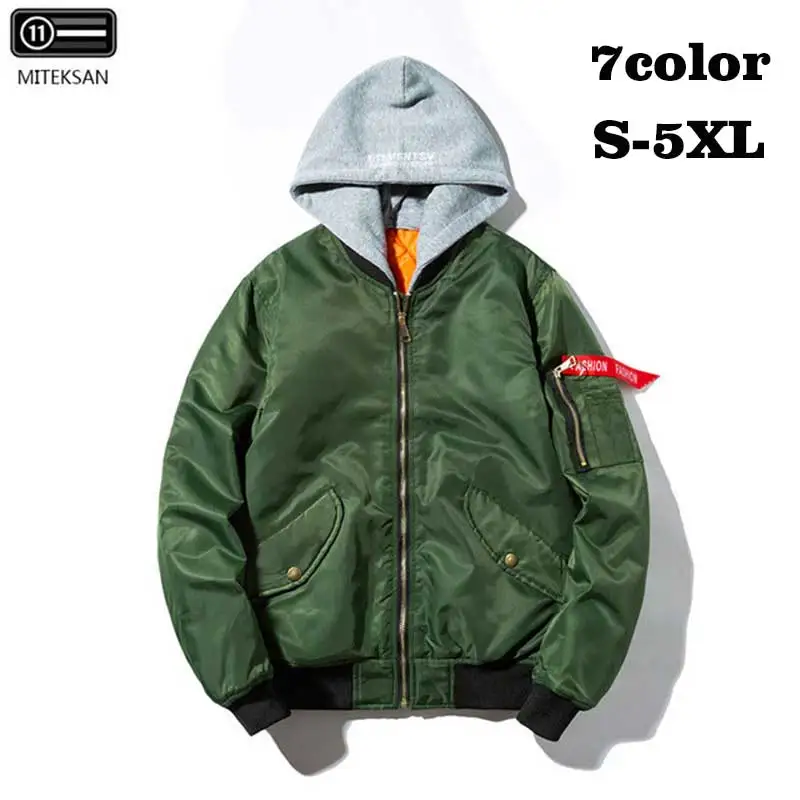 MITEKSAN New Winter Wear Men Ma1 Bomber Parkas Jacket Zipper Thicken Warm Coats Military Pilot Overcoat Homme Large Size 5XL
MITEKSAN New Winter Wear Men Ma1 Bomber Parkas Jacket Zipper Thicken Warm Coats Military Pilot Overcoat Homme Large Size 5XL