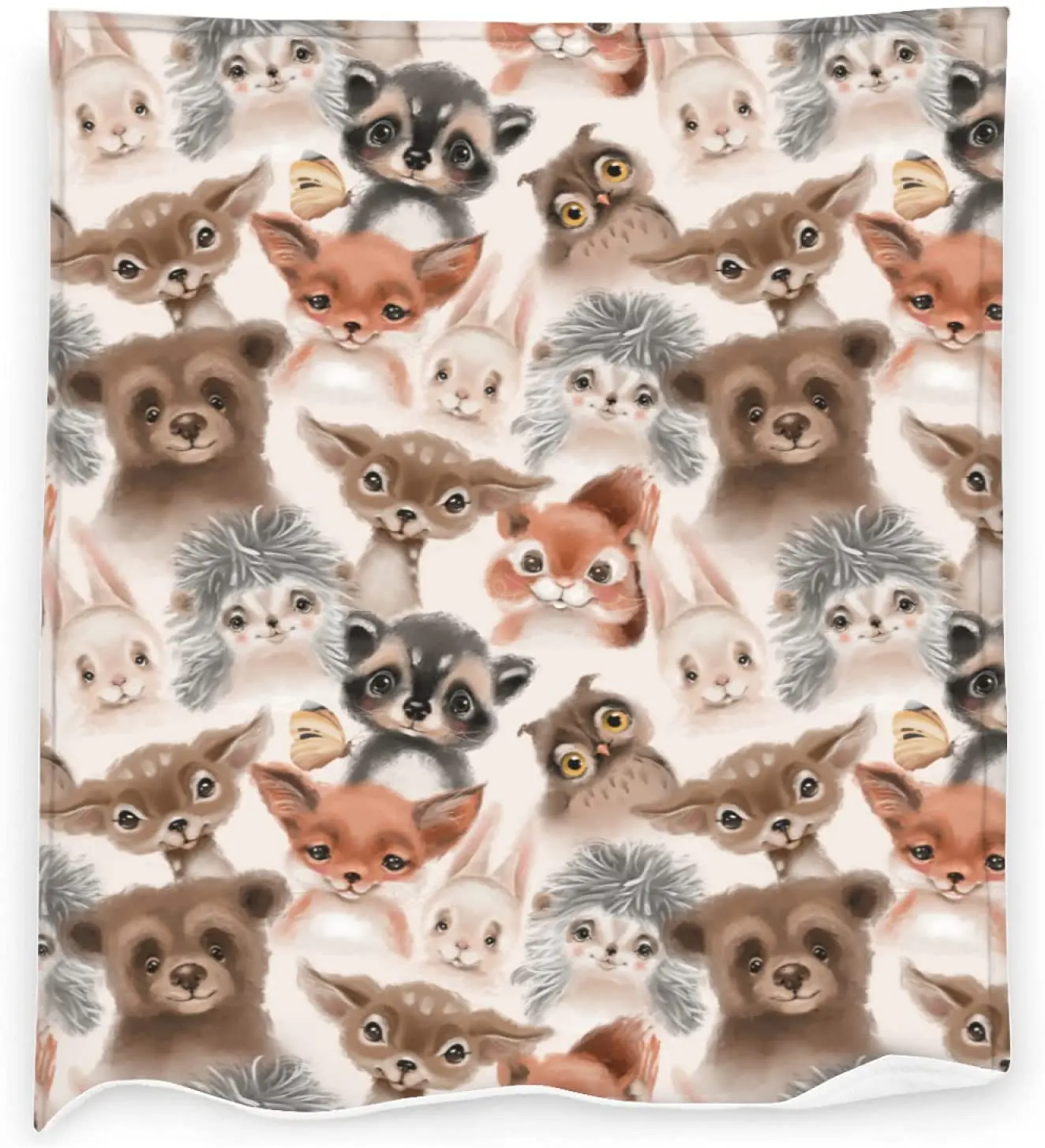 Winter Cute Forest Animals Throw Blanket Warm Ultra-Soft Micro Fleece Blanket for Bed Couch Living Room 
Winter Cute Forest Animals Throw Blanket Warm Ultra-Soft Micro Fleece Blanket for Bed Couch Living Room