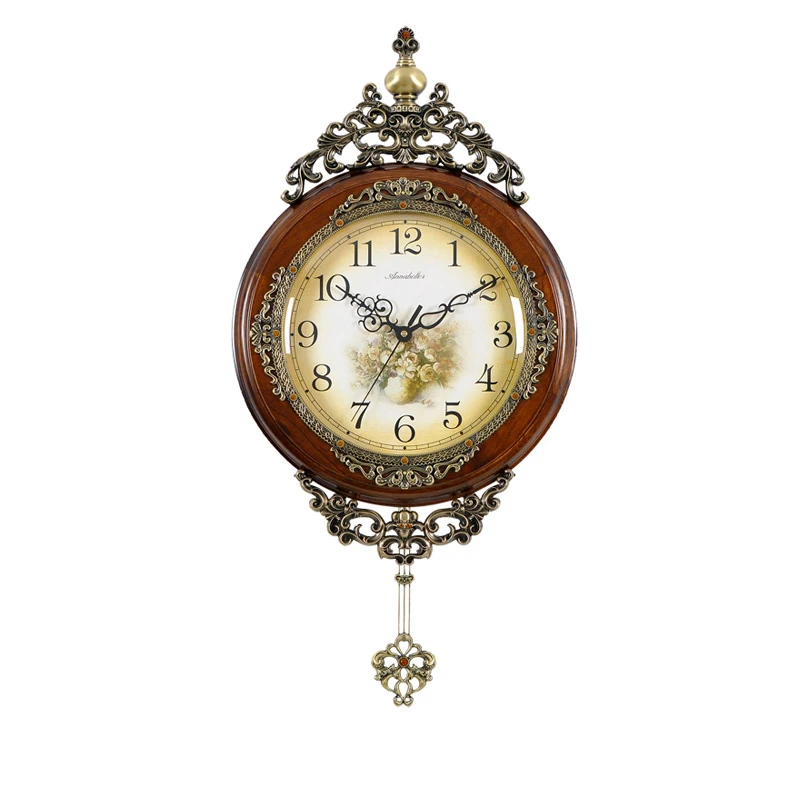 European Large Wall Clocks Wood Pendulum Hanging Living Room Luxury Mechanism Wall Clocks Art Reloj Pared Home Decoration DG50WC
European Large Wall Clocks Wood Pendulum Hanging Living Room Luxury Mechanism Wall Clocks Art Reloj Pared Home Decoration DG50WC