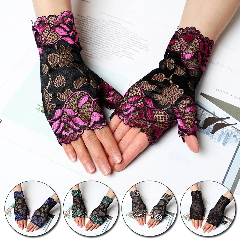 Fashion Sailor Dance Long Fingerless Womens Sexy Lace Gloves Ladies Half Finger Fishnet Gloves Heated Mesh Mitten
Fashion Sailor Dance Long Fingerless Womens Sexy Lace Gloves Ladies Half Finger Fishnet Gloves Heated Mesh Mitten