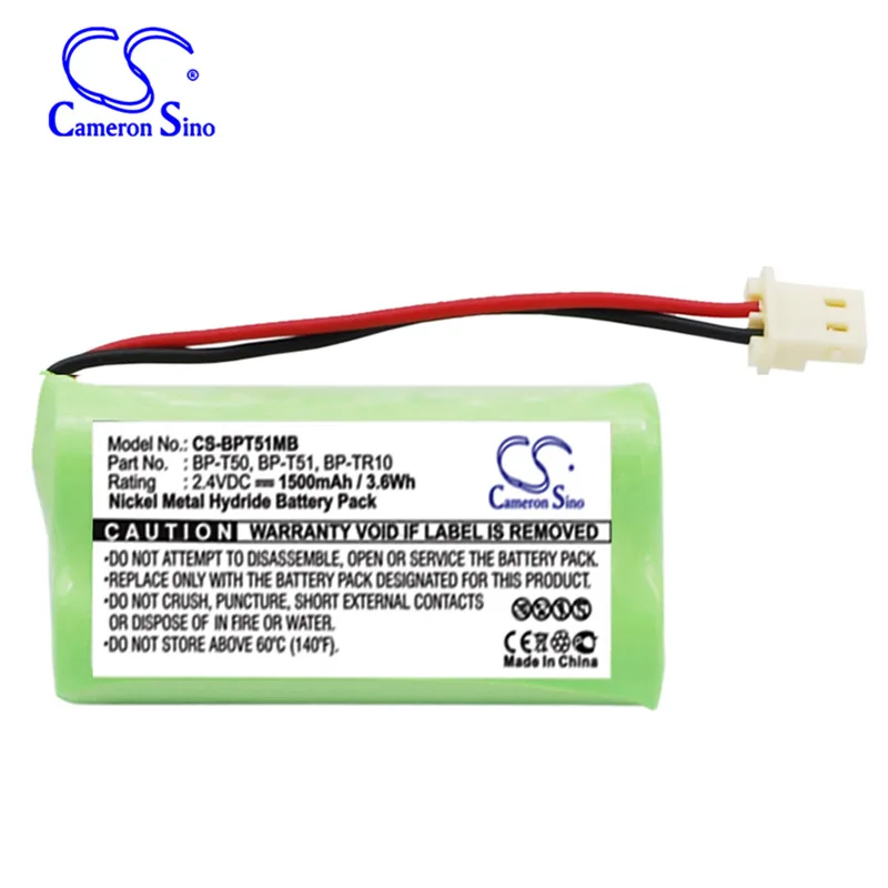 Cameron Sino 1500 мАч аккумулятор для Sony NTM-910,NTM-910YLW,NTM-910YLW детский монитор, Fisher M6163, BP-T50, BP-T51,BP-TR1
Cameron Sino 1500 мАч аккумулятор для Sony NTM-910,NTM-910YLW,NTM-910YLW детский монитор, Fisher M6163, BP-T50, BP-T51,BP-TR1