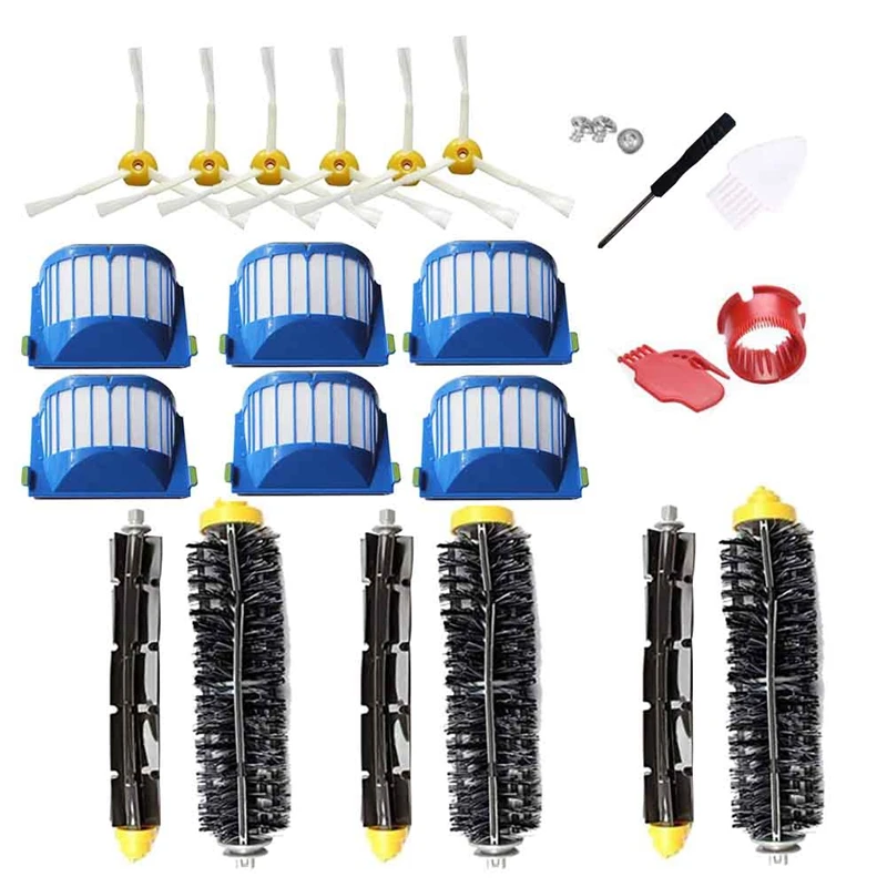 TOP!-Multi-Set Main Roller Brush Side Brushes Filter for IRobot Roomba 645 655 677 for IRobot Roomba Accessories Spare Parts
TOP!-Multi-Set Main Roller Brush Side Brushes Filter for IRobot Roomba 645 655 677 for IRobot Roomba Accessories Spare Parts
