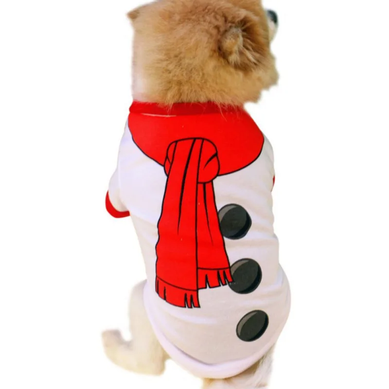 Dogs Christmas T Shirts Snowman Pet Clothes Puppy Clothing Dog Winter Apparel Coats Cat Christmas Costumes New Year T-shirt
Dogs Christmas T Shirts Snowman Pet Clothes Puppy Clothing Dog Winter Apparel Coats Cat Christmas Costumes New Year T-shirt