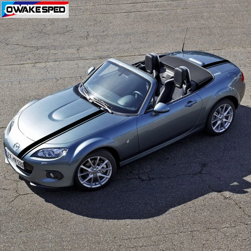 1 set Car Styling Engine Cover Tail Decor Vinyl Decals Racing Sport Sticker Auo Hood Bonnet Stripes Accessories For Mazda MX-5 
1 set Car Styling Engine Cover Tail Decor Vinyl Decals Racing Sport Sticker Auo Hood Bonnet Stripes Accessories For Mazda MX-5