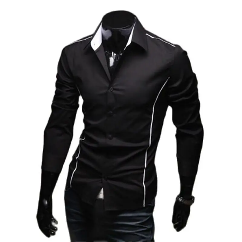 Piping Fit Shirts 5902 Muscle Men's Shirt Edge Sleeve Luxury Dress Casual Designer 3 Stylish Color Long Stylish Casual Designer
Piping Fit Shirts 5902 Muscle Men's Shirt Edge Sleeve Luxury Dress Casual Designer 3 Stylish Color Long Stylish Casual Designer