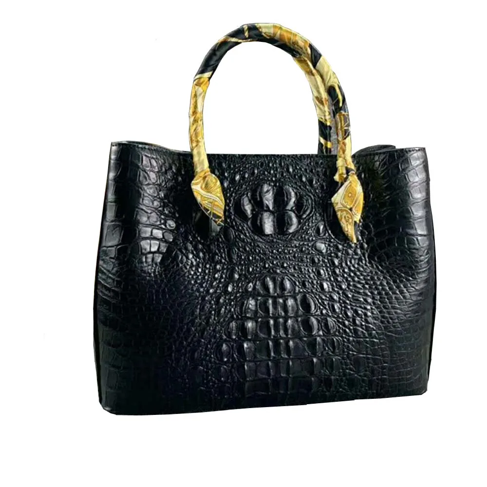 yuanlai new Single shoulder bag crocodile leather Female bag Big bag business female handbag Zipper bag womenm handbag
yuanlai new Single shoulder bag crocodile leather Female bag Big bag business female handbag Zipper bag womenm handbag