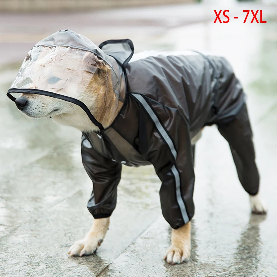 For Waterproof Dog Raincoat With Hood Transparent Pet Cat Puppy Rain Coat Pet Jacket Clothes For Small Medium Large Dog Pet
For Waterproof Dog Raincoat With Hood Transparent Pet Cat Puppy Rain Coat Pet Jacket Clothes For Small Medium Large Dog Pet