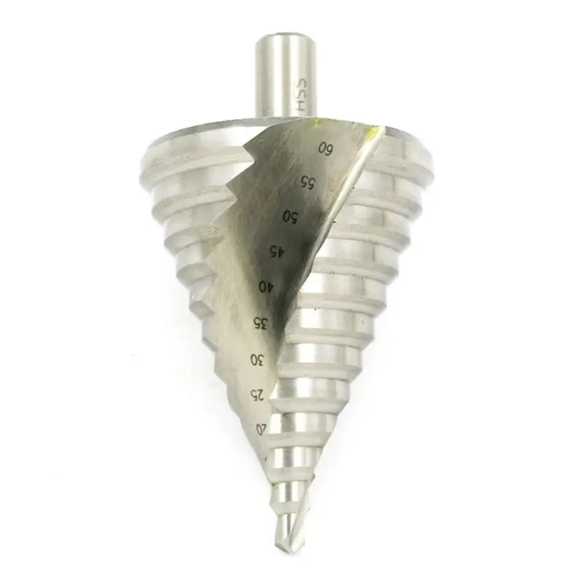 6-60mm Pagoda Step Cone Drill Bit HSS Spiral Grooved Reaming Hole Cutter Steel Power Tool
6-60mm Pagoda Step Cone Drill Bit HSS Spiral Grooved Reaming Hole Cutter Steel Power Tool