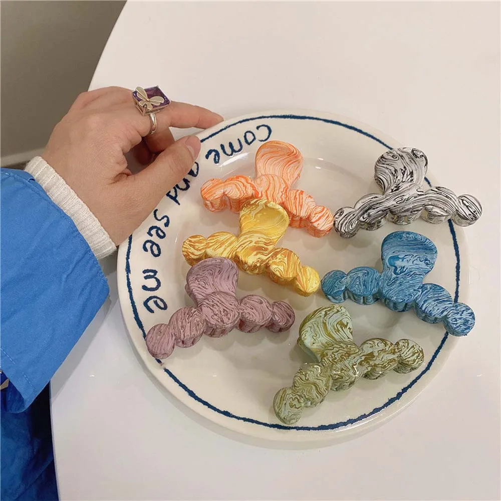 Корейский ретро геометрический дизайн, округлый, Круглый коготь волос пластиковые конфеты Цвет элегантный Краб для волос заколки для волос... 
Корейский ретро геометрический дизайн, округлый, Круглый коготь волос пластиковые конфеты Цвет элегантный Краб для волос заколки для волос...