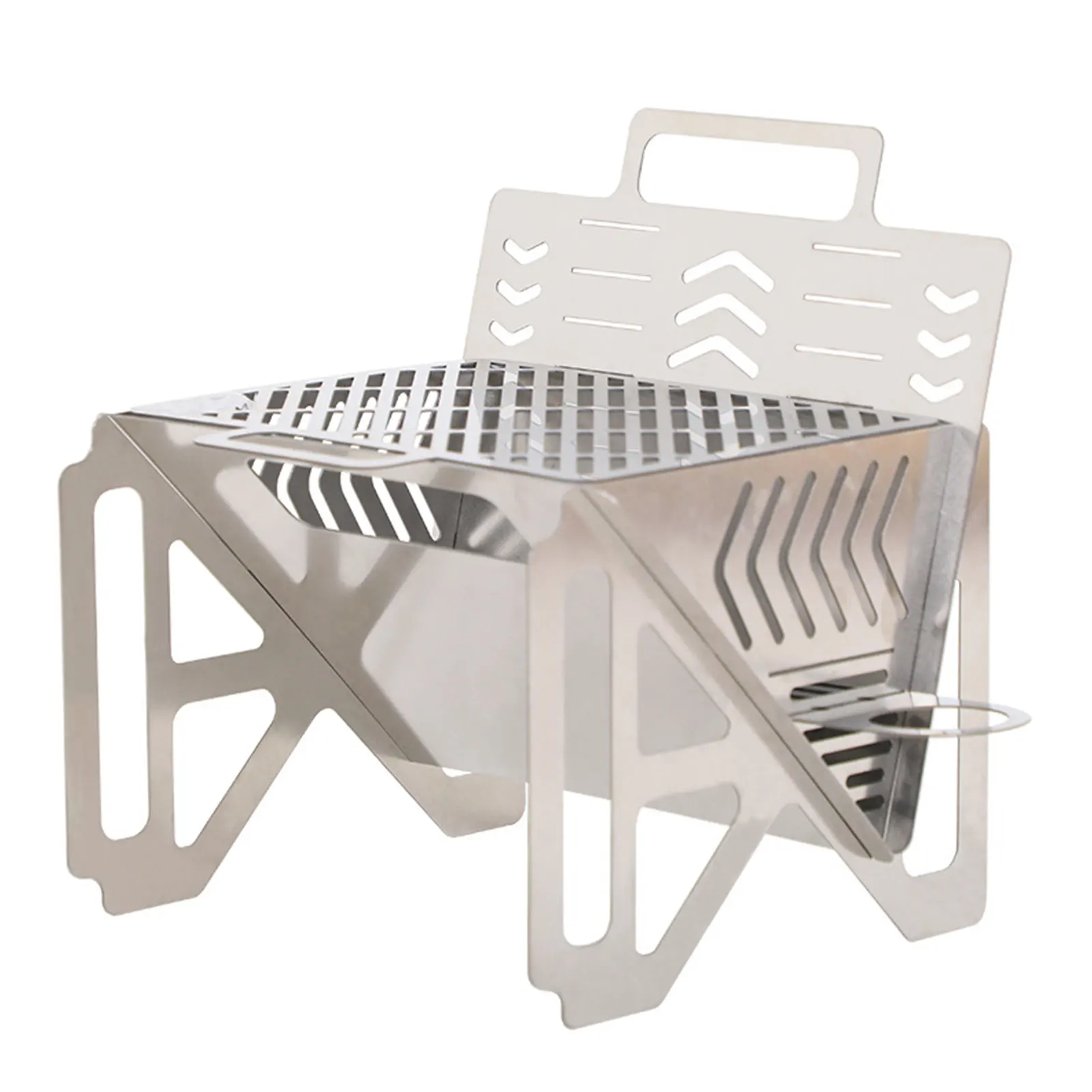 Portable Heating Stove Stainless Steel Barbecue Stove Foldable Firewood Stove Multifunction BBQ Rack Outdoor Camp Oven
Portable Heating Stove Stainless Steel Barbecue Stove Foldable Firewood Stove Multifunction BBQ Rack Outdoor Camp Oven