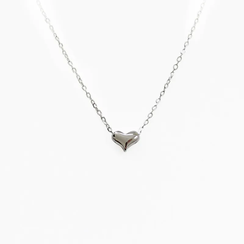 100% 925 Sterling Silver Mini Heart Pendant Necklace For Women Neck Chain, Simple Female Love Necklace Girl Fine Jewelry
100% 925 Sterling Silver Mini Heart Pendant Necklace For Women Neck Chain, Simple Female Love Necklace Girl Fine Jewelry