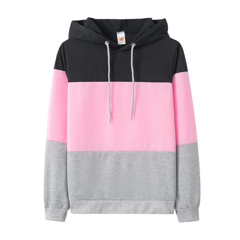 Color Matching Fashion Women Streetwear Hoodie Casual Simple Female Running Sweetshirts Tops Hot Sale Loose Trend Pullovers New
Color Matching Fashion Women Streetwear Hoodie Casual Simple Female Running Sweetshirts Tops Hot Sale Loose Trend Pullovers New