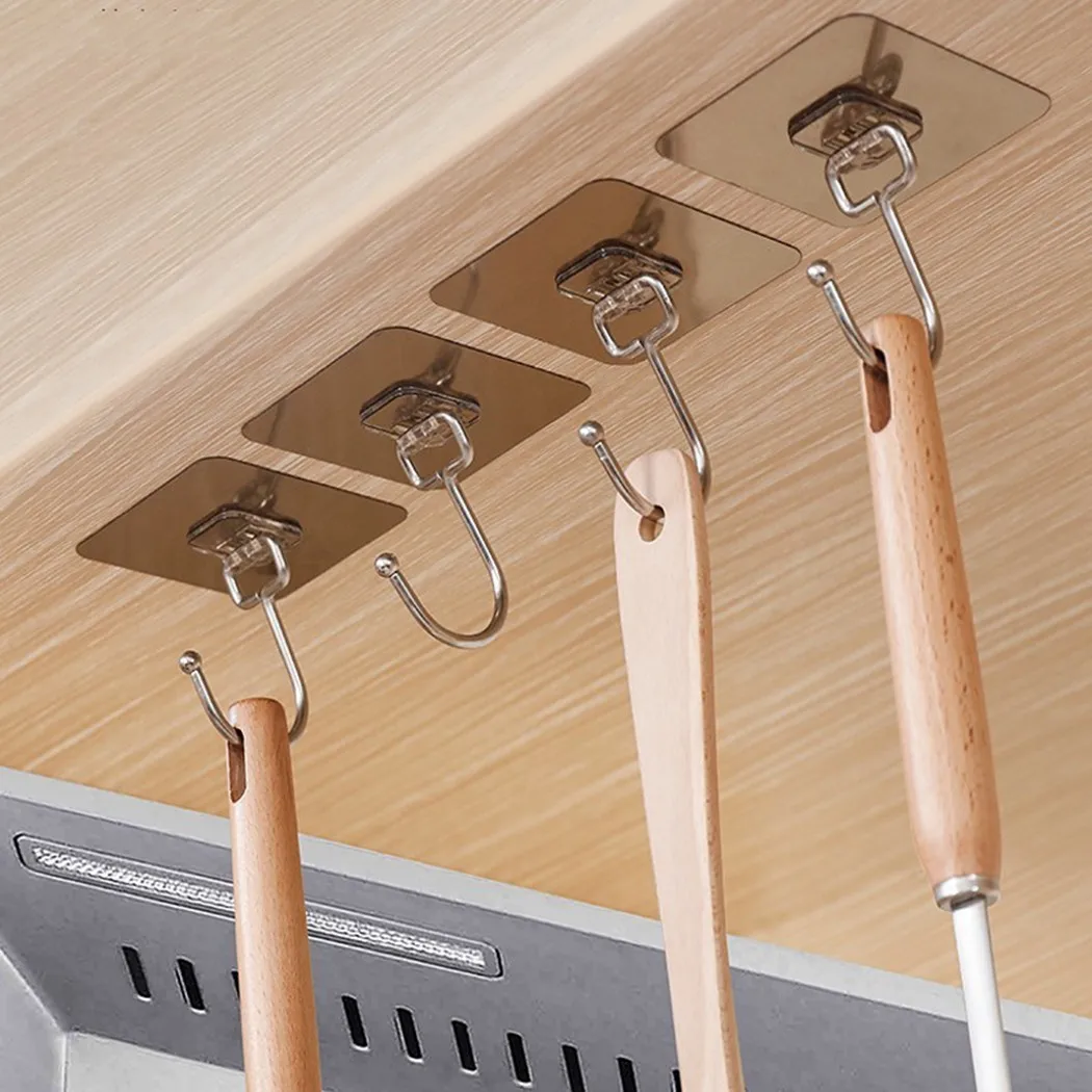 5*Adhesive Hook 7*7cm Punch-free Hook Kitchen Wall Door Stainless Steel Hook Heavy Load-bearing Wall Hanger
5*Adhesive Hook 7*7cm Punch-free Hook Kitchen Wall Door Stainless Steel Hook Heavy Load-bearing Wall Hanger