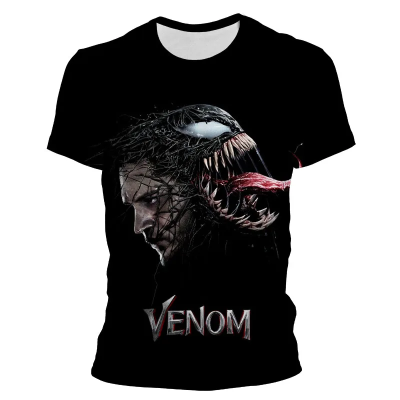 2021 Hot New Fashion Venom 3D Printed T shirt Unique Short Sleeve Tshirt Men's Women boy girl Clothing Drop Shipping Tops | Мужская