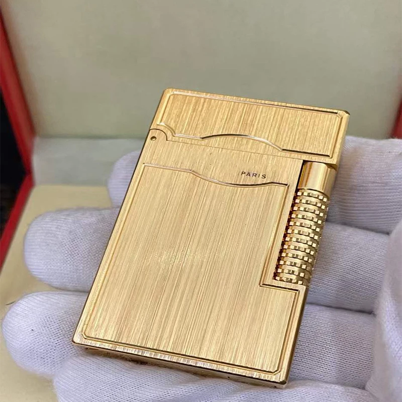 Новинка старинная зажигалка с ярким звуком латунная оболочка ветрозащитная