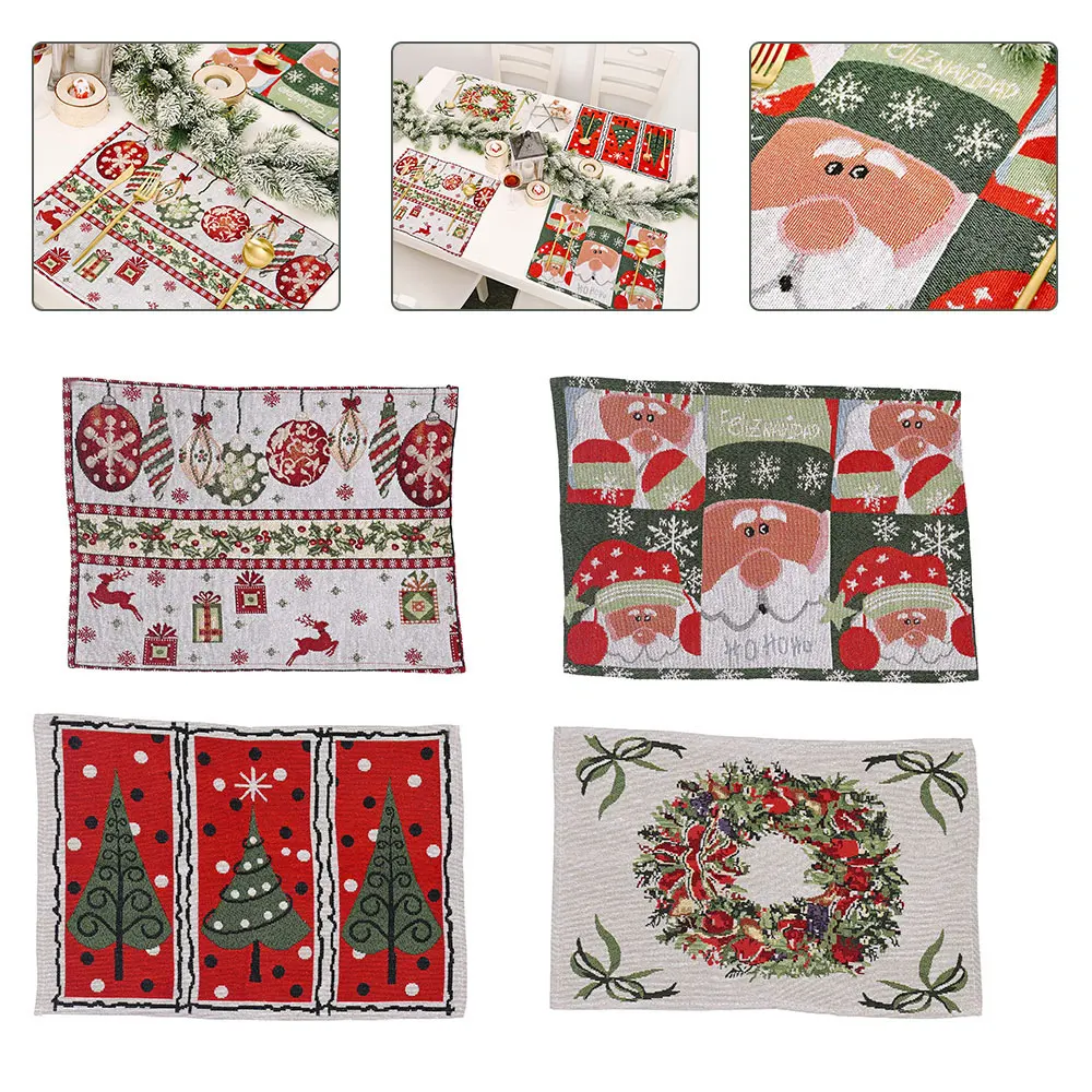 Christmas Knitted Insulation Western Table Mat Party Decor Anti-Fouling Cloth Bowl Coaster Anti-Slip Mat Kitchen Table Decor
Christmas Knitted Insulation Western Table Mat Party Decor Anti-Fouling Cloth Bowl Coaster Anti-Slip Mat Kitchen Table Decor