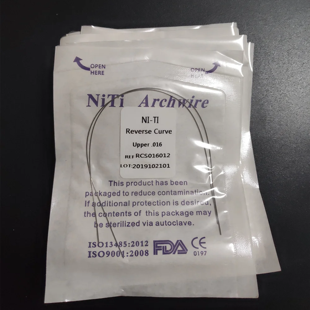 10Packs/20pcs Dental Orthodontic Reverse Curve Arch Wire Niti Super Elastic Dental Material Dentist Clinic
10Packs/20pcs Dental Orthodontic Reverse Curve Arch Wire Niti Super Elastic Dental Material Dentist Clinic