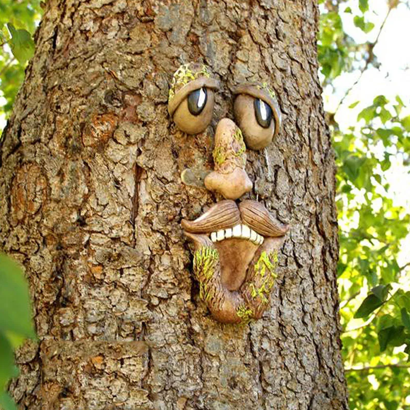Bark Ghost Face Facial Features Decoration Creative Funny Tree Monster Five Senses Ornaments Easter Outdoor Ornaments New Hot
Bark Ghost Face Facial Features Decoration Creative Funny Tree Monster Five Senses Ornaments Easter Outdoor Ornaments New Hot