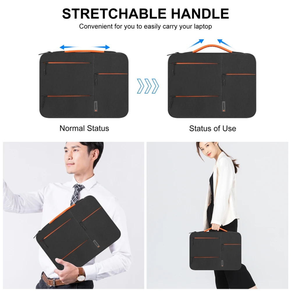 Cadiso Laptop Bag case 13 14 15 Inch Waterproof Notebook Bag for Macbook Air Pro 13 15 Computer Shoulder Handbag Briefcase Bag
Cadiso Laptop Bag case 13 14 15 Inch Waterproof Notebook Bag for Macbook Air Pro 13 15 Computer Shoulder Handbag Briefcase Bag