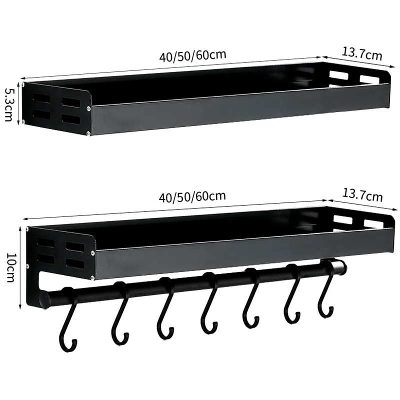 Punch-free Wall-mounted Kitchen Shelves Aluminum Storage Rack Multi function Kitchen ShelfRack Kitchen Organizer Rack
Punch-free Wall-mounted Kitchen Shelves Aluminum Storage Rack Multi function Kitchen ShelfRack Kitchen Organizer Rack