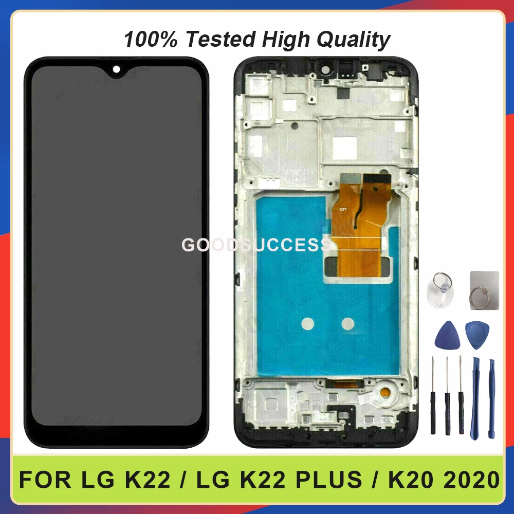New For LG K22 / LG K22 Plus / K20 2020 K200 LMK200Z LMK200E LM-K200TM LCD Display Touch Screen Digitizer Assembly Free Tools
New For LG K22 / LG K22 Plus / K20 2020 K200 LMK200Z LMK200E LM-K200TM LCD Display Touch Screen Digitizer Assembly Free Tools