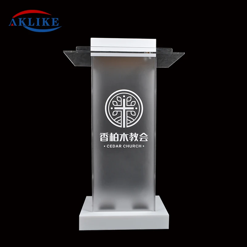 Modern Acrylic Smart Podium Plexiglass Pulpit Conference School Church Lectern with LED Lights
Modern Acrylic Smart Podium Plexiglass Pulpit Conference School Church Lectern with LED Lights