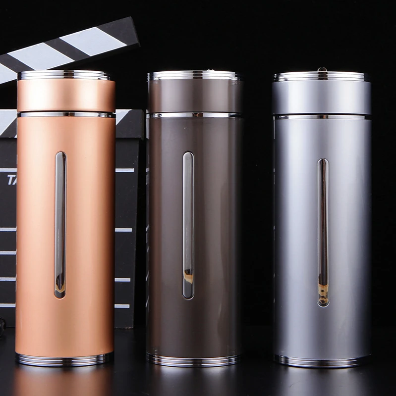 New Stainless Steel Business Thermos Mug Portable Car Straight-body Water Bottle Fashion Travel Sports High-end Thermos Bottle
New Stainless Steel Business Thermos Mug Portable Car Straight-body Water Bottle Fashion Travel Sports High-end Thermos Bottle
