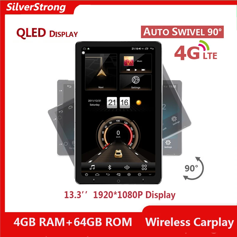 New Product 13.3 Inch Android 10 Car Radio Stereo HD 1920*1080 4GB 64GB 2 din Autoradio Head Unit Multimedia Carplay
New Product 13.3 Inch Android 10 Car Radio Stereo HD 1920*1080 4GB 64GB 2 din Autoradio Head Unit Multimedia Carplay