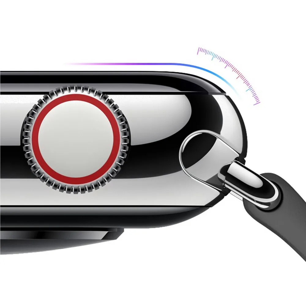 Мягкое стекло для Apple Watch band 44 мм 40 42 38 защитная пленка экрана аксессуары iwatch series 6 5