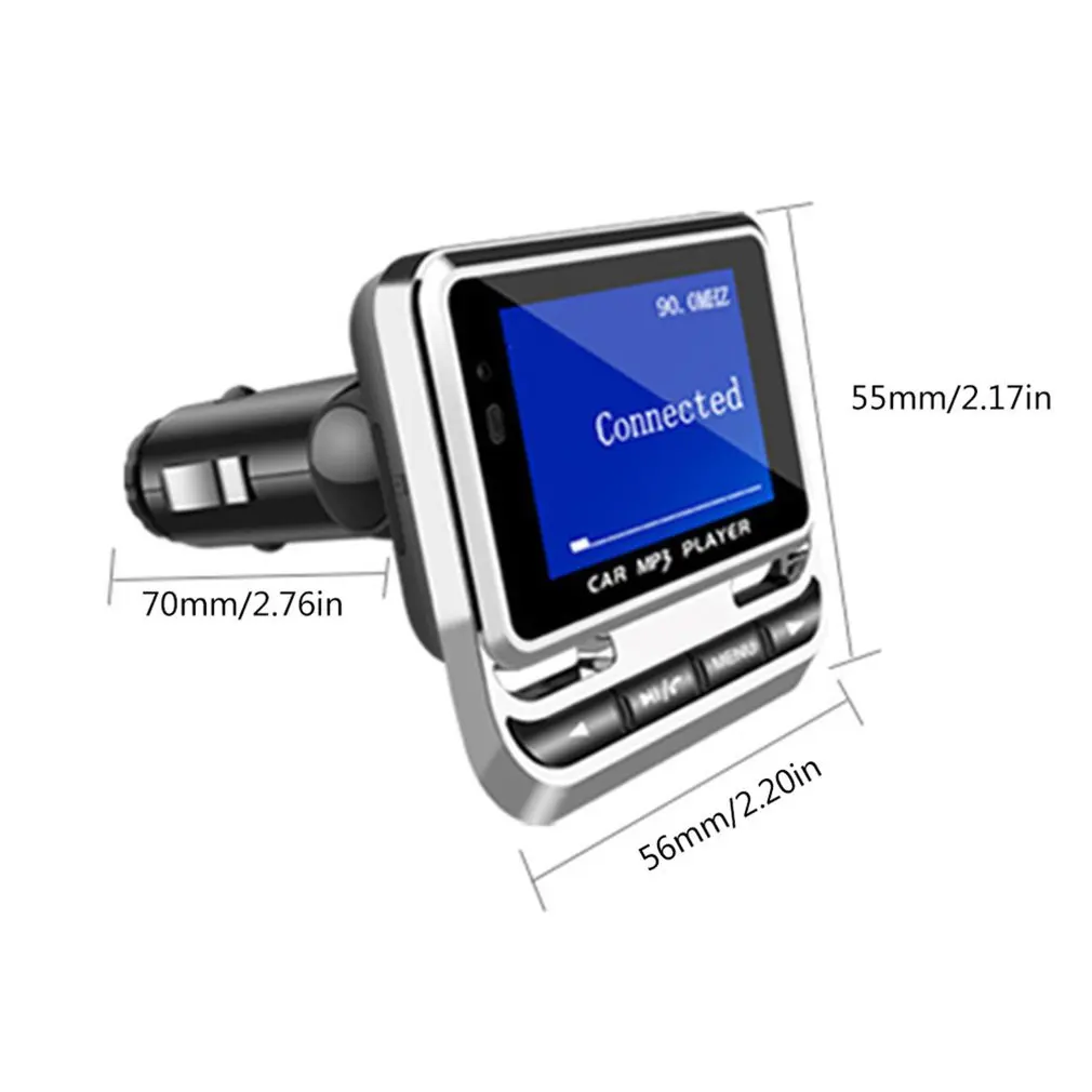 Bluetooth Wireless Car kit Handfree FM Transmitter Dual USB Car Charger FM Auto Radio Transmitter Music MP3 Player
Bluetooth Wireless Car kit Handfree FM Transmitter Dual USB Car Charger FM Auto Radio Transmitter Music MP3 Player