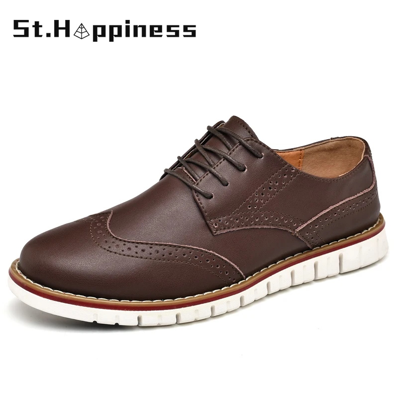 Men's High Quality Soft Leather Casual Shoes Luxury Brand Business Men's Oxford Shoes Outdoor Non-slip Men Brogue Shoes Big Size
Men's High Quality Soft Leather Casual Shoes Luxury Brand Business Men's Oxford Shoes Outdoor Non-slip Men Brogue Shoes Big Size