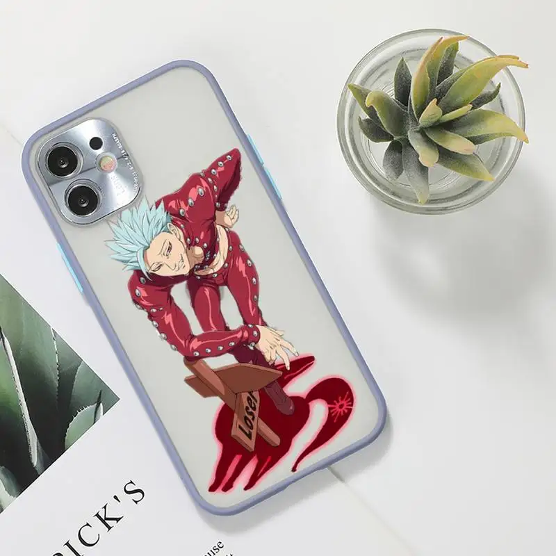 anime seven deadly sins Phone Case For iPhone 12 11 Mini Pro XR XS Max 7 8 Plus X Matte transparent Gray Back Cover
anime seven deadly sins Phone Case For iPhone 12 11 Mini Pro XR XS Max 7 8 Plus X Matte transparent Gray Back Cover