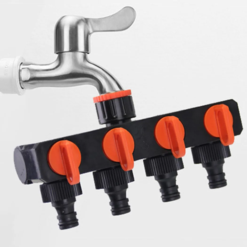 3/4" 4 Way Tap Connector Water Splitte Garden Manifold Hose Pipe Splitter Adapter For Outdoor Tap And Faucet
3/4" 4 Way Tap Connector Water Splitte Garden Manifold Hose Pipe Splitter Adapter For Outdoor Tap And Faucet