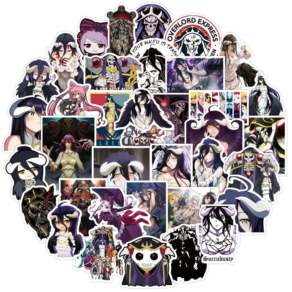 50pcs Japanese Anime Stickers OVERLORD YGGDRASIL Albedo Cartoon Sticker Techo Diary Scrapbooking Journaling Stationery for Kids
50pcs Japanese Anime Stickers OVERLORD YGGDRASIL Albedo Cartoon Sticker Techo Diary Scrapbooking Journaling Stationery for Kids
