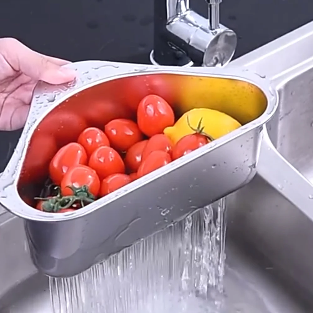 304 Stainless Steel Triangle Drain Rack Kitchen Sink Drain Basket Shelf Sink Strainer Sponge Holder Filter Sink Receiving Basket
304 Stainless Steel Triangle Drain Rack Kitchen Sink Drain Basket Shelf Sink Strainer Sponge Holder Filter Sink Receiving Basket