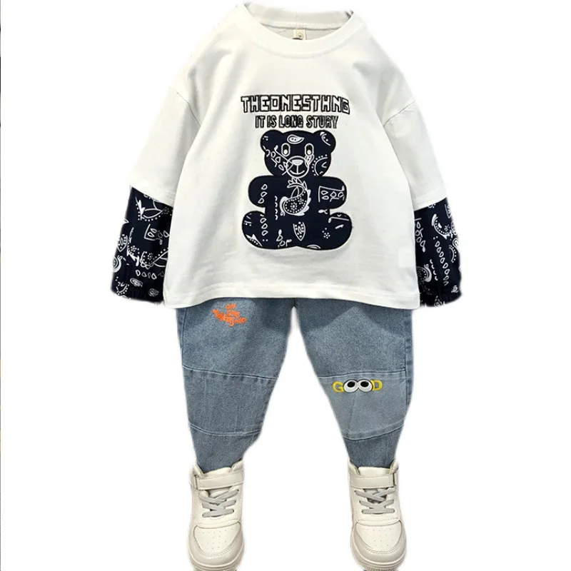 Slim Spring Autumn Boys Clothing SuitsSweatshirts+ Pants 2pcs/Set Kids Jacket Teenager Sport PerformanceCostume Tracksuit Hig
Slim Spring Autumn Boys Clothing SuitsSweatshirts+ Pants 2pcs/Set Kids Jacket Teenager Sport PerformanceCostume Tracksuit Hig