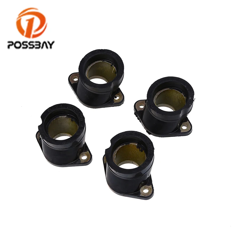 POSSBAY 4 шт. мотоцикла карбюратор Интерфейс адаптер подходит для Kawasaki ZR750 Зефир 1991 2006