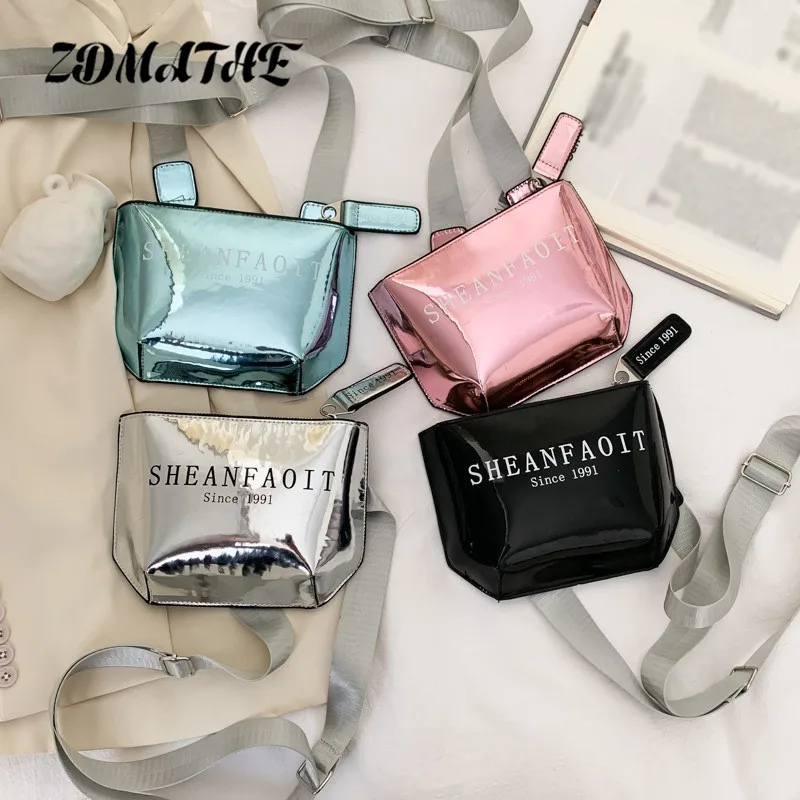 ZDMATHE Women Fashion Cute Small Shoulder Bag Printing Mirror Reflective Chest Bags Femme Handbag
ZDMATHE Women Fashion Cute Small Shoulder Bag Printing Mirror Reflective Chest Bags Femme Handbag
