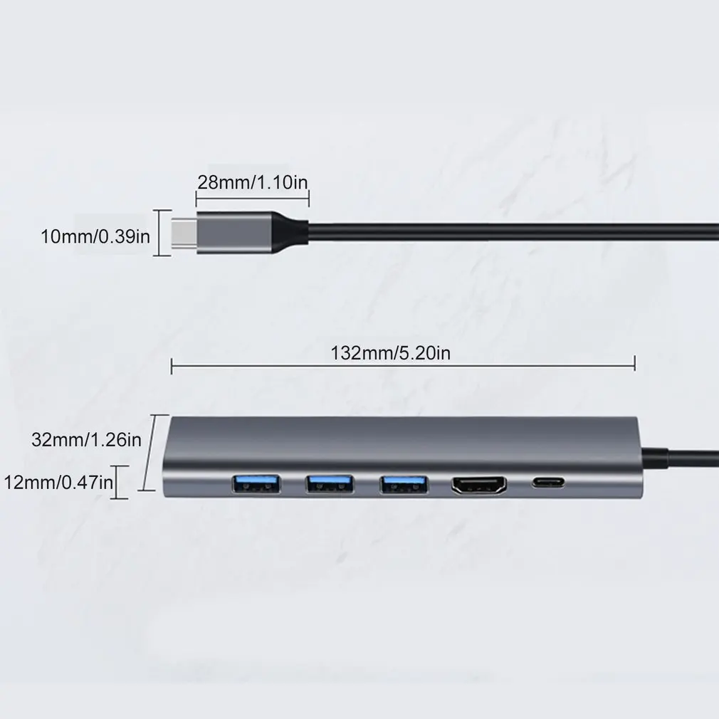 6 In 1 USB C HUB Type C to Ethernet Multi USB 3.0 HUB HDMI Adapter Dock for MacBook Pro Huawei USB-C 3.0 Splitter Port TypeC HUB
6 In 1 USB C HUB Type C to Ethernet Multi USB 3.0 HUB HDMI Adapter Dock for MacBook Pro Huawei USB-C 3.0 Splitter Port TypeC HUB