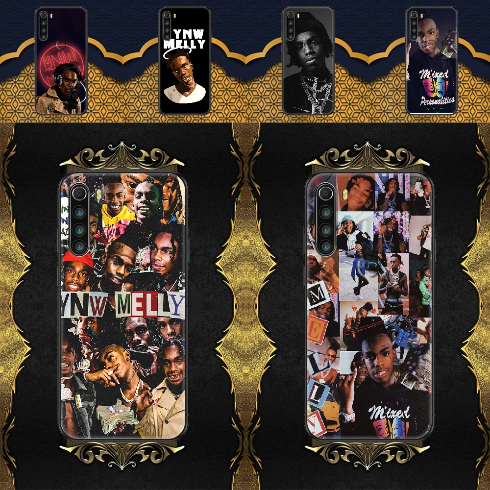 Чехол для телефона Ynw Melly Rapper Xiaomi Redmi Note 7 7A 8 8T 9 9A 9S 10 K30 Pro Ультрачерный красивый
