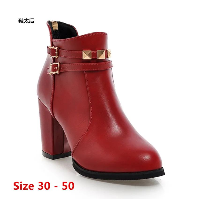 Ботинки женские на высоком каблуке, пикантные полусапожки, маленький размер 30-50, обувь для весны и осени 
Ботинки женские на высоком каблуке, пикантные полусапожки, маленький размер 30-50, обувь для весны и осени