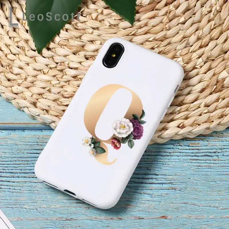 Fashion 26 letters flower Phone Case Candy Color for iPhone 6 7 8 11 12 s mini pro X XS XR MAX Plus
Fashion 26 letters flower Phone Case Candy Color for iPhone 6 7 8 11 12 s mini pro X XS XR MAX Plus