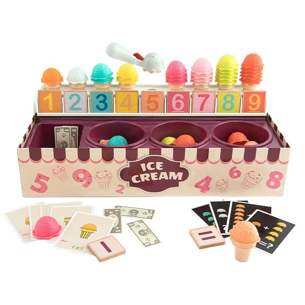Ice Cream Play House Math Kitchen Toys For Children Imitating Role Play Game Boys Girls 3 4 5 Years Old Toys Educational Toy
Ice Cream Play House Math Kitchen Toys For Children Imitating Role Play Game Boys Girls 3 4 5 Years Old Toys Educational Toy