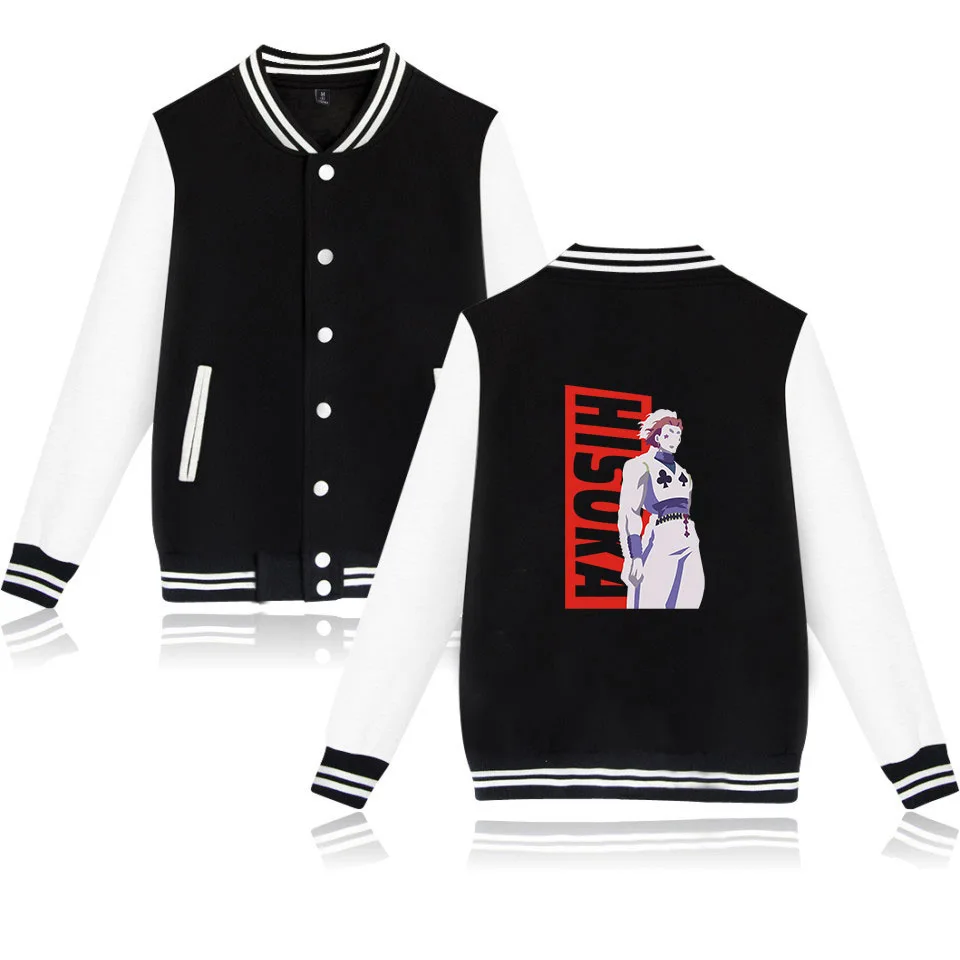 Hisoka Baseball Jacket Print Anime Hunter X Hunter Coat Jacket Sweatshirts Oversized Streetwear Comic Hisoka Baseball Jacket
Hisoka Baseball Jacket Print Anime Hunter X Hunter Coat Jacket Sweatshirts Oversized Streetwear Comic Hisoka Baseball Jacket