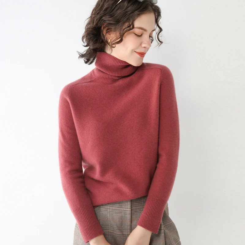 LHZSYY 2021 Autumn Winter High Lapel 100%Wool Sweater Women's New Thick Fashion Wild Loose Knit Pullover Cashmere Base Sweater
LHZSYY 2021 Autumn Winter High Lapel 100%Wool Sweater Women's New Thick Fashion Wild Loose Knit Pullover Cashmere Base Sweater